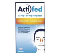 Johnson & Johnson Compresse Actifed 2,5 mg + 60 mg – 12 compresse – Congestione nasale