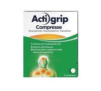 Actigrip 12 Compresse Per Raffreddore Cefalea Mal Di Testa e Febbre