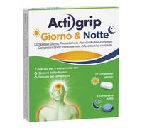 ACTIGRIP GIORNO E NOTTE 12 COMPRESSE - Analgesico e Antipiretico per il Trattame