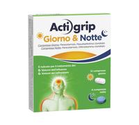 Johnson & Johnson Actigrip Giorno & Notte 12 Compresse Giorno + 4 Compresse Notte