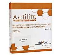 Actilite - Medicazione in viscosa non aderente, con miele di Manuka, 5 x 5 cm (x10)