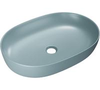 Actima Jima lavabo 61.5x41.5 cm ovale da appoggio blu opaca CEAC.2001.615.MBM