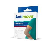 Actimove Everyday Supports Gomitiera con Cuscinetti Pressori e Fascia Regolabile - Compressione sostenuta, pressione regolabile per un'azione antidolorifica mirata - Beige, L