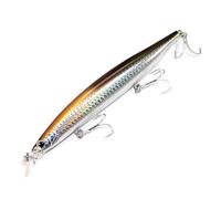 ACTINPANT 1 pz. Esche da Pesca galleggianti a Forma di pesciolino, Acqua salata, Acqua Dolce, Lancio Lungo, Esca Artificiale da Mare, jerkbait(Brown)