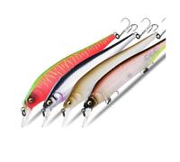 ACTINPANT 4 Pezzi 115 mm 15 g Dive 1,2 m Sistema di Pesi in tungsteno Esche da Pesca Superiori Minnow Crank Wobbler(Set.I)
