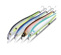 ACTINPANT 4 Pezzi 115 mm 15 g Dive 1,2 m Sistema di Pesi in tungsteno Esche da Pesca Superiori Minnow Crank Wobbler(Set.E)