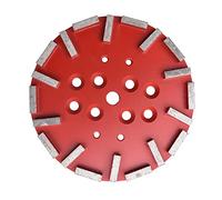 ACTINTOOL 10" x 3/8" filettato 20 pezzi grana 30 segmenti turbo, disco abrasivo diamantato da 10 pollici per Husqvarna, Blastrac, Edco, MK Grinder (Turbo Segments 20 pezzi)