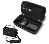 Action 5 Pro Custodia rigida portatile da trasporto, borsa a tracolla in EVA per DJI Osmo Action 5 Pro/Action 4/3 Adventure Combo, custodia protettiva impermeabile Action5 Pro con 3 borse MicroSD da