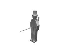 Action Abe Statuetta da Fallout 3 Videogioco Collezionabile Stampato 3D