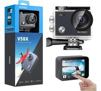 Action Cam 4K 20MP Angolo 170° Impermeabile Subacquea 40mt con WiFi V50X AKASO