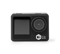 Action Cam - Doppio Schermo - 4K@30fps - 16 MPixel - Impermeabile fino a: 30.0 m - 90 min - Wi-Fi - App disponibile per: Android/IOS - Supporti inclusi - Nero