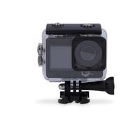 Action Cam - Doppio Schermo - 5K@30fps - 16 MPixel - Impermeabile fino a: 30.00 m - 80 min - Wi-Fi - App disponibile per: Android/IOS - Supporti inclusi - Nero