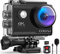 Action Cam HD 4K 20MP WiFi Con 64GB Scheda Microfono Esterno Fotocamera Sott'acq