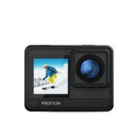 Prixton Action Cam 5K DV830 con Doppio Schermo IPS, 50MP, Stabilizzatore EIS, WiFi, Impermeabile fino a 30 m, Zoom 5X e Accessori