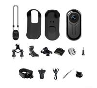 Action Camera 1080P con caratteristiche intuitive e lunga durata della batteria per gli appassionati di outdoor (nero)