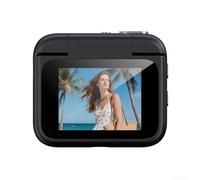 Action camera 4K HD Y360 con schermo flip regolabile per selfie e video in prima persona, batteria da 6 ore per avventure e vlogging (nero 32G)