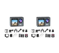 Action camera anti-vibrazione WiFi 2X 5K 30FPS Doppio schermo Grandangolo 170