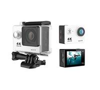 Action Camera, Camera Azione 4K WiFi da 2,0 pollici Mini 1 2MP. Outdoor go Impermeabile Pro 170D Casco Bicycle Photo Video Recording 4K Sport Cam DV(White)