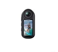 Action Camera compatta 4K indossabile per riprese in viaggio all'aperto e documentazione personale con acquisizione video in 120 minuti (nero)
