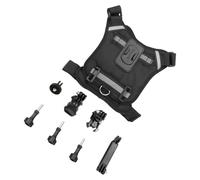 Action Camera Dog Harness Mount Confortevole Pettorina Cane Pettorina Gilet Fissaggio per Petto e Schiena per Pet