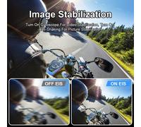 Action camera doppio schermo 5K 30FPS con registrazione in loop e custodia imper