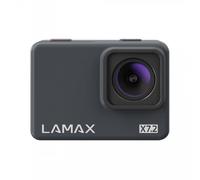 Lamax X7.2 Action Camera con registrazioni reali 4K 30fps, stabilizzazione MAXsmooth, slov-motion WiFi, 20 accessori, supporto per schede da 128 GB, impermeabile fino a 40 m, display luminoso da 2"