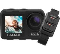 Lamax W10.2, telecamera per esterni con vera fotocamera 4K/60FPS, stabilizzazione MAXsmooth 2.0, doppio display, impermeabile fino a 40 metri, Wi-Fi e app mobile, fino a 4 volte rallentatore in Full