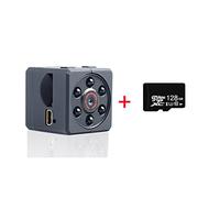 Action Camera, MD18 Mini videocamera HD 1080P Visione notturna Rilevazione movimento Mini videocamera Azione portatile Sport DV Car DVR Dash Cam Micro videocamera(128G Camera)
