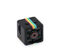 Action Camera, Mini telecamera SQ11 1080P HD DV portatile a infrarossi for visione notturna, videocamera sportiva for esterni for registrazioni domestiche e in viaggio,per Ciclismo, Moto(Black)