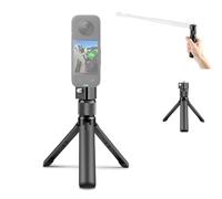 Action Camera Mini treppiede pieghevole con manico rotante per Insta360 X3/X4/X5/ONE X2/X/RS, PULUZ 1/4" vite da tavolo Bullet Staffa oraria compatibile con GoPro Hero/DJI e altro, giunto cardanico