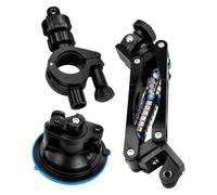 Action Camera Mount - Metal Handlebar Clamp 360 Rotation Bike Bracket