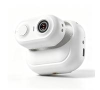 Action Camera, Pollice POV per Mini Body Camera 4K per Vlogging, Registrazione Esterna Montata Sul Petto Per Videocamera Registratore Portatile (Bianco)