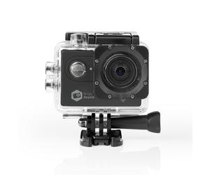 Action camera Real 4K Ultra HD 20MP Impermeabile max 30m Schermo 2" App Nedis