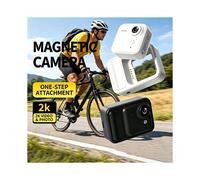 Action Camera Staccabile 4K HD Camera Portatile A Forma di Pollice Cam Sport per Registrazione di Ciclismo Vlog con Scheda di Memoria da 32G