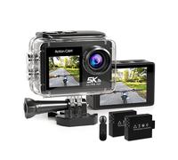 Strex Action Camera 5K 50MP - 60FPS / 30M Impermeabile / WiFi - Touch screen - Microfono Esterno - Accessori inclusi - Action Camera - Fotocamera subacquea