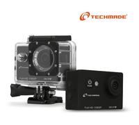 ACTION CAMERA TECHMADE sportiva impermeabile 30 m Full HD 1080p per sport estremi