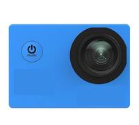 Action Camera, Telecamera d'azione originale di base impermeabile 4K 1080P, telecamera for casco, auto sportiva, registro,per Ciclismo, Moto(Blue)