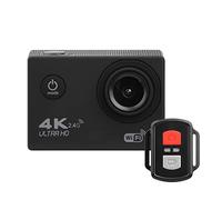 Action Camera, Ultra HD 4K. Telecamera di azione del telecomando del telecomando del telecomando della fotocamera di azione DV DVR 170D 30m Vai a Waterproof Pro Mini Casmet Camera(Noir)