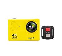 Action Camera, Videocamera subacquea Ultra HD, H9R 4K Telecomando Videoregistratore sportivo DVR DV Kit di accessori for videocamera for impermeabile Pro Mini(Yellow)