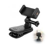Action Camera Zaino Clip - Supporto per tracolla girevole a 360°, supporto a sgancio rapido, per GoPro Hero 13/12/11/10/9/8/7/6 Black, DJI Osmo Action 5 Pro/4/3, Insta360 X5/X4