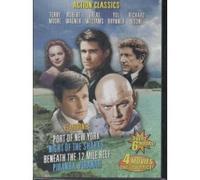 Action Classics - 4 Movies- Port of New York/Night of the Sharks/Beneath the 12 Mile Reef/Piranha,Piranah
