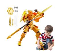Action Figure 3D - Kit da collezione personalizzato, personalizzato | Action figure robot mobile multi-snodato 3D, giunto meccanico, S unico
