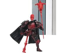 Action figure a forma di teschio, giocattolo mobile, modello medievale con scheletro e cavaliere, decorazione da scrivania per camera da , soggiorno, studio