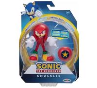 Action figure articolata Sonic The Hedgehog Knuckles, 10,2 cm | Con molla a stella
