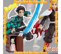 Action Figure Articolate Figma Demon Slayer: Modelli da Collezione di Tanjiro Kamado, Nezuko, Zenitsu, Kyojuro Rengoku - Regalo Perfetto per i Fan dell'Anime