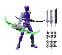 Action figure articolate, robot giocattolo da scrivania stampato in 3D con giunti mobili, piccole action figure - per film, compleanni, Natale, , ragazzi, bambini, anime e altro ancora