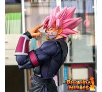 Action Figure Black Goku Con Maschera DragonBall Super Anime Realistico 25Cm
