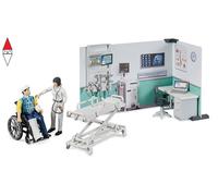 ACTION FIGURE BRUDER AMBULATORIO MEDICO CON ACCESSORI