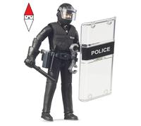 bruder 62151 - bworld Personaggio Polizia Forze Speciali - Personaggio giocattolo, poliziotto, intervento, unità speciale, personaggio