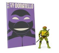 Action Figure con Fumetto TMNT BST AXN Ninja Turtles Tartarughe Ninja Donatello